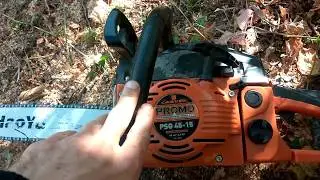 CARVER PROMO PSG-45-15 Дешёвая бензопила 3800руб , мнение за два года использования...