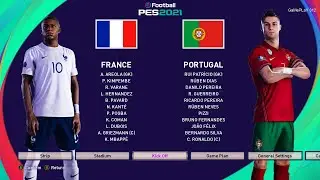 PES 2021 - France vs Portugal - International Match - Mbappe vs C.Ronaldo