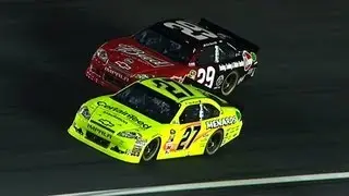 Paul Menard and Kevin Harvick's tempers rise early