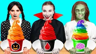 D&eacute;fi De Cuisine Wednesday vs Vampire vs Zombie | Recettes D&eacute;licieuses par BaRaFun Challenge