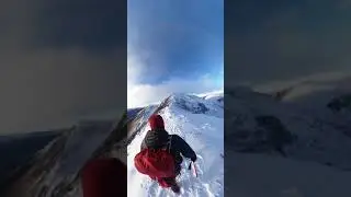 going across 'the scar' from sail to crag hill last winter