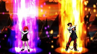 [KOF MUGEN] Akiha Yagami Orochi VS Iori Yasakani FL [Request Match]