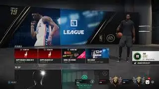 Nba live 19! Chilling with guys. The glove part 2