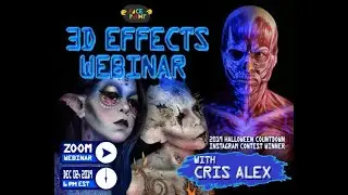 Face Painting 3D Effects Webinar With Chris Alex