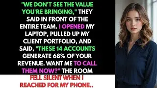 They Insisted I Wasn't Bringing Enough Value - Until I Pulled My Client List During The Meeting