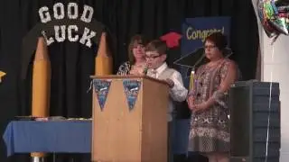 Kade Dugas 5th Grade Graduation and Student of the Year Opening
