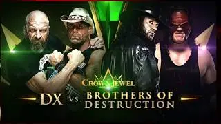 Wwe CrownJewel Dx vs brothers of destruction