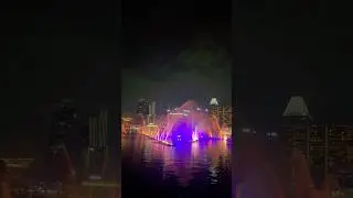 🇸🇬Spectra - A light & water show at Marina Bay Sands Singapore #marinabay #ilightsingapore #travel