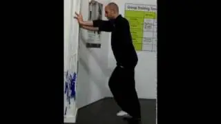 Wall Glute March ISO Hold