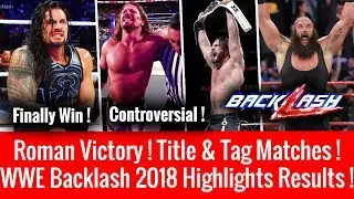 Finally Roman Reigns Wins ! Seth Rollins Defense! WWE Backlash 2018 Highlights 6 May 2018 Highlights