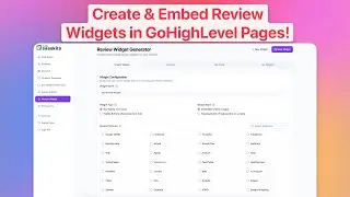How to Create & Embed a Review Widget in GoHighLevel Using GHL Code Snippets 🚀