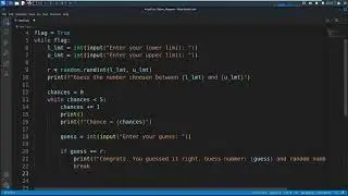 Number Guessing Game | Python | Leisure Codes