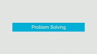 Laundry & Linen - Problem Solving