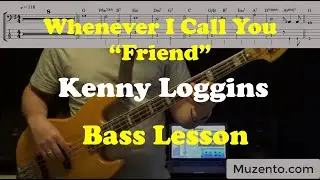 Whenever I Call You Friend - Bass Lesson