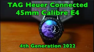 TAG Heuer 45mm Connected E4 Black titanium Initial Impressions