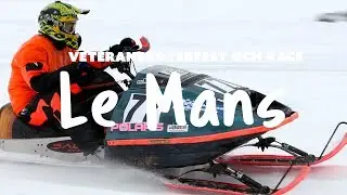 Veteranskotertävling med tuffa race i skotertävlingen Le Mans i Lillhärdal