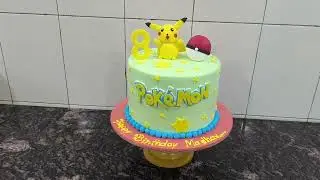 Aaj aaye subah subah 2cake oder ke pikachu and pineapple cake #cake #cakedecoration