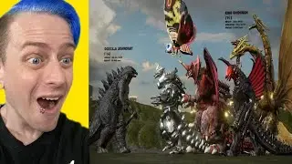 Godzilla Monsters Size Comparison