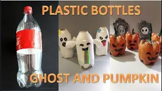 DIY Ghost and Pumpkin Halloween Deco