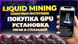 LIQUID MINING - ПОКУПКА GPU | УСТАНОВКА РИГОВ И СТЕЛЛАЖЕЙ