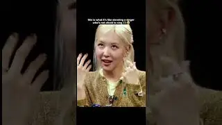 Ros&eacute; showing the difference between chest voice and head voice #ros&eacute; #blackpink