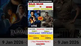 Jana Nayagan Box Office Collection | The Raja Saab 1st Day Collection #prabhas #youtubeshorts #short