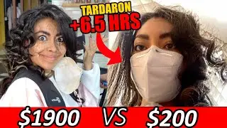 FUI A PEINARME CON UN HAIRSTYLIST BARATO VS CARO! *AHORA SI ME IMPRESIONARON*