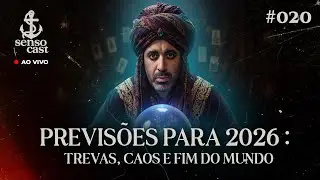 SensoCast #020 - PREVIS&Otilde;ES PARA 2026 [PRIMEIRO PROGRAMA DO ANO] - Flavio Morgenstern