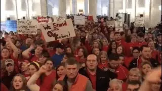 MASSIVE Teachers Strike In West Virginia
