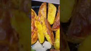 Пп #ужин #картофель #печеная картошка 🥔 в духовке  #recipe #bakad#potatis #i ugnen #healthyfood #
