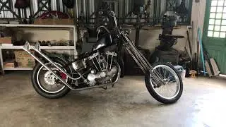 Harley sportster ironhead chopper