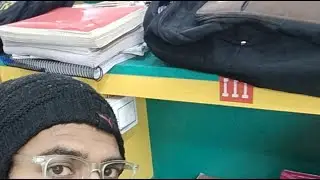 library me padh kar bor ho gya socha live hi aa jau 😅