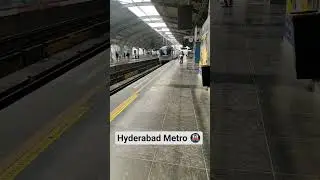 hyderabad metro 🚇🤠#shorts #hyderabad #metro #video