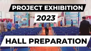 Project Exhibition 2023 GCT Chakwal Hall Preparation. #video #viral #pakistan #project #exhibition