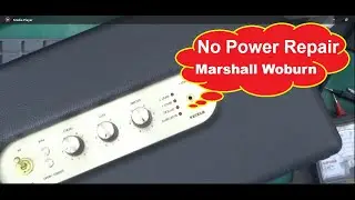How to fix no power on Marshall Woburn Bluetooth speaker