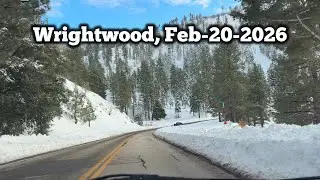 Big Pines Highway after a snowstorm 