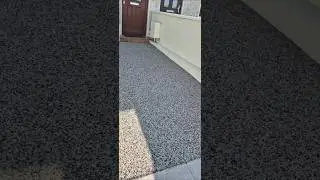 Resin Bound Stone Patio Transformation, Oyster Blend. #resinbound #patiomakeover #patioideas #resin