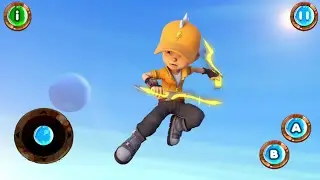 Gameplay Game Boboiboy Petir Galaxy Run Android - Game Boboiboy Movie Part 58