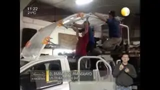 Así fabricaron el papamóvil paraguayo 10/07/15