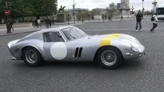 Ferrari 250 GTO driving in Paris !!