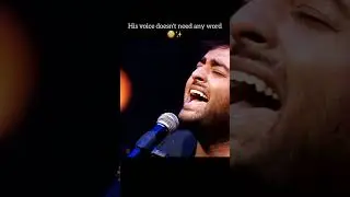 His voice doesn't need any word😳✨| #arijitsingh #shorts