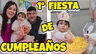 PRIMERA FIESTA ABRIENDO REGALOS DE CUMPLEAÑOS CANDELA 🎂 Chiqui y Libi