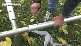 20 x 20 Master Series Frame Tent - Installation Procedure