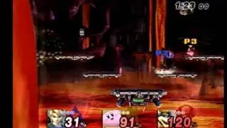 SSBB Funny Moment: Incoming! (SmashLiXs Replay)