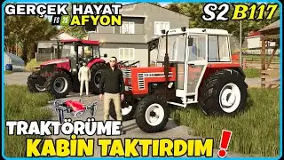 TRAKT&Ouml;R&Uuml;ME KABİN TAKTIRDIM🔸️30 BİN LİRAYA DRON ALDIM🔸️ABBASIN BAŞI BELADA🔸️FS25 GER&Ccedil;EK HAYAT