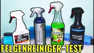 TUGA vs KOCH CHEMIE vs BILBERRY vs ForceCleanPro HÄRTETEST: FELGENREINIGER-VERGLEICH  -  Review