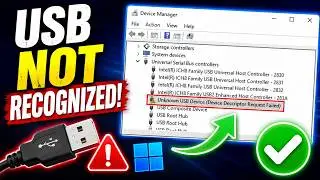 Fix Unknown USB Device (Device Descriptor Request Failed) in Windows 11/10