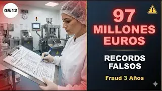 GMP Pharma 05: Documentation SOPs Data Integrity | 97M EUR Records Falsos | EU GMP Cap 4 Part1