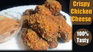 Cripsy Chicken Cheese Sticks | Chicken and Cheese Shots | Simple Recipe