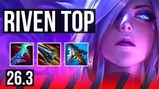 RIVEN vs MORDEKAISER (TOP) | Good KDA: 11/2/7 | EUNE Grandmaster | 26.3